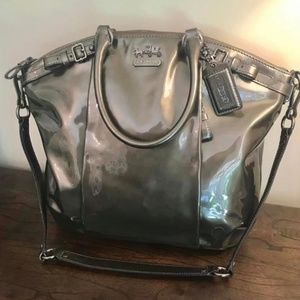 Coach Madison Lindsey Patent Leather Handbag